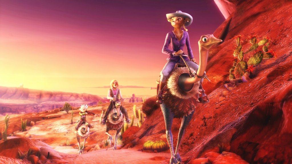 Cendrillon au far west, film d'animation 3d