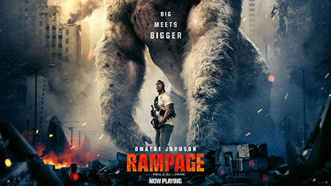 Sortie du film Rampage